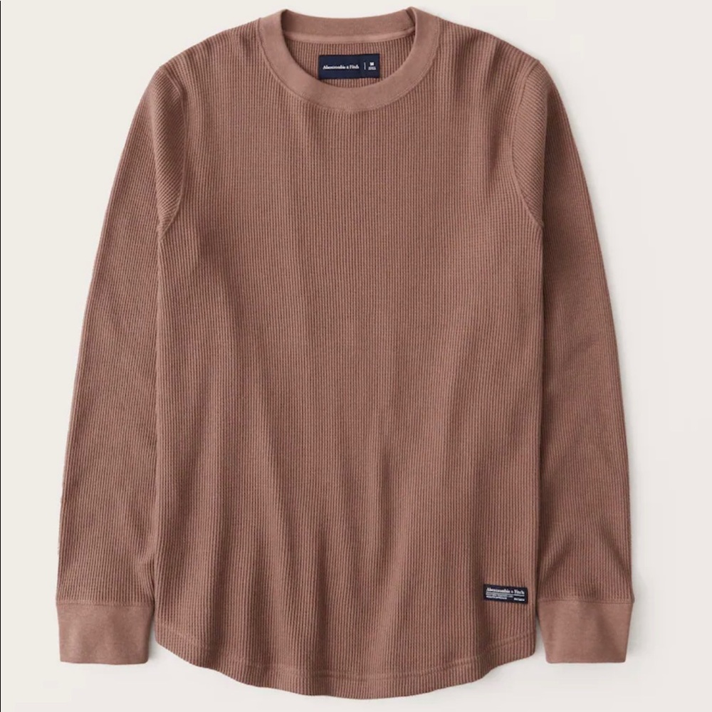 Waffle Knit long Sleeve Tee